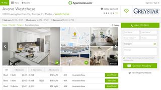 
                            1. Avana Westchase Apartments - Tampa, FL | Apartments.com