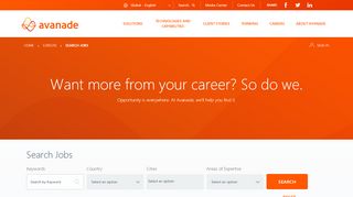 
                            2. Avanade Jobs: Find Jobs