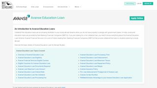 
                            5. Avanse Education Loan 2019-Study Abroad without Collateral ...