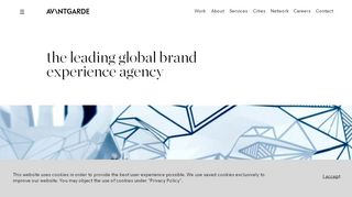 
                            1. AVANTGARDE - The leading global brand experience agency.