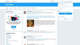 
                            8. #avantida hashtag on Twitter