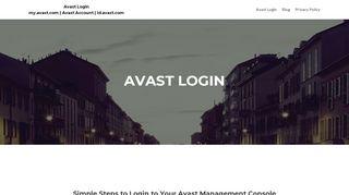 
                            9. Avast Login - my.avast.com | Avast Account | id.avast.com