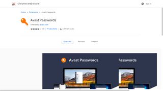 
                            2. Avast Passwords - Google Chrome