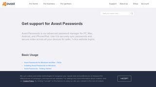 
                            2. Avast Passwords | Official Avast Support