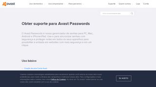 
                            3. Avast Passwords | Suporte oficial da Avast