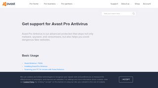 
                            9. Avast Pro Antivirus | Official Avast Support