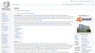 
                            3. Avast - Wikipedia