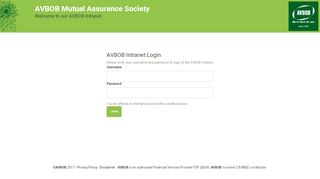 
                            3. AVBOB Intranet Login