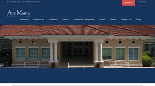 
                            3. Ave Maria Law School | A Florida Catholic Law School