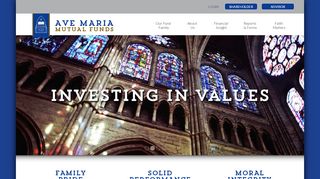 
                            3. Ave Maria Mutual Funds