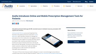 
                            4. Avella Introduces Online and Mobile Prescription Management Tools ...