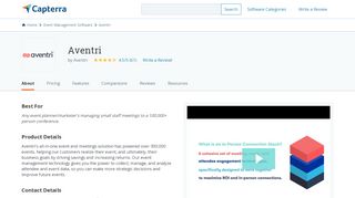 
                            6. Aventri Reviews and Pricing - 2019 - Capterra