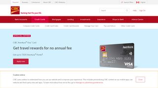 
                            8. Aventura Visa | Credit Cards | CIBC