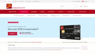 
                            11. Aventura Visa Infinite | Credit Cards | CIBC