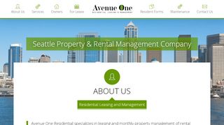 
                            3. Avenue One Residential: Seattle Property Management & Leasing