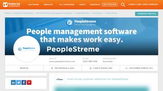 
                            4. Aveo Group customer references of PeopleStreme - FeaturedCustomers