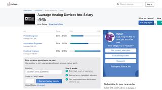 
                            8. Average Analog Devices Inc Salary - PayScale