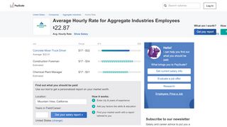 
                            6. Average Hourly Rate for Aggregate Industries Employees - PayScale