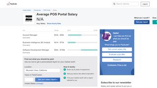 
                            2. Average POS Portal Salary - PayScale