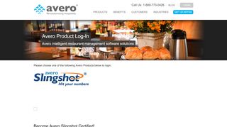 
                            1. Avero Product Log-In