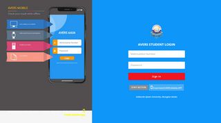 
                            3. AVERS AAUA: Student Login