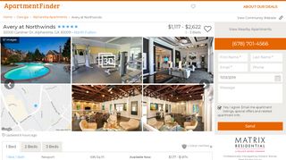 
                            5. Avery at Northwinds - Alpharetta, GA | Apartment Finder