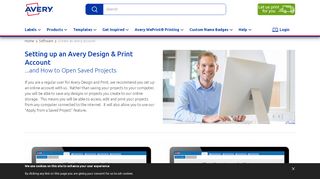 
                            9. Avery Design & Print Online Account | Avery