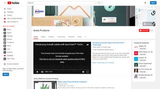 
                            5. Avery Products - YouTube