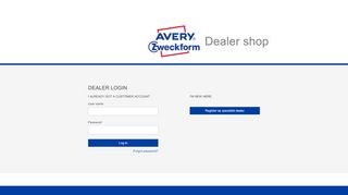 
                            3. Avery Zweckform | Login