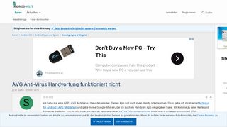 
                            7. AVG Anti-Virus Handyortung funktioniert nicht - …