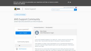 
                            5. AVG Mobilation login | AVG