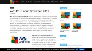 
                            4. AVG Pc Tuneup Download 2019 | AVG 2019