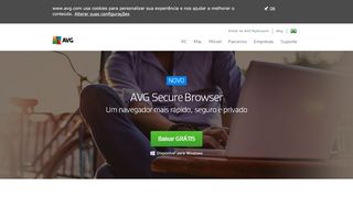 
                            4. AVG Secure Browser | Navegação rápida e privada