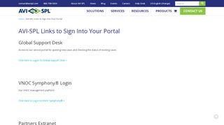 
                            1. AVI-SPL Links to Sign Into Your Portal - AVI-SPL