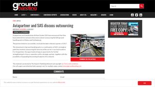 
                            9. Aviapartner and SAS discuss outsourcing