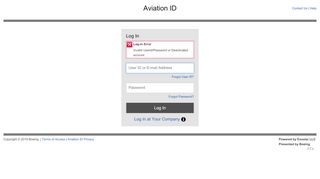 
                            2. Aviation ID Log In