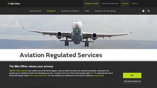 
                            7. Aviation Regulated Services - Met Office
