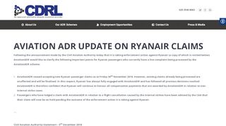 
                            7. AVIATIONADR UPDATE ON RYANAIR CLAIMS - Consumer Dispute ...