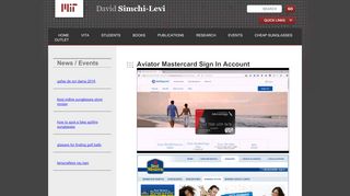 
                            7. Aviator Mastercard Sign In Account | David Simchi-Levi