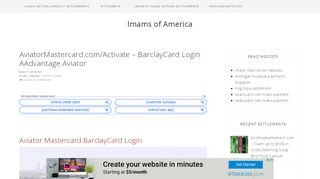 
                            6. AviatorMastercard.com/Activate - BarclayCard Login ...