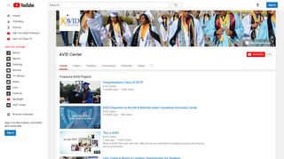 
                            5. AVID Center - YouTube