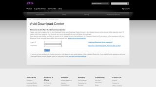 
                            4. Avid Download Center - Orientation