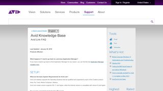 
                            6. Avid Link FAQ