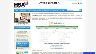 
                            5. Avidia Bank Health Savings Accounts - HSA for America