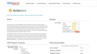 
                            4. Avidia Bank | HSA Search