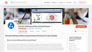 
                            9. Avionté Staffing and Recruiting Software Reviews 2019 | G2