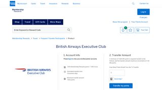 
                            7. Avios British Airways Executive Club Membership Rewards ...