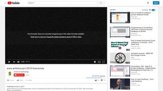 
                            9. avira antivirus pro 2018 license key - YouTube