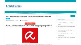 
                            9. Avira Antivirus Pro 2019 Crack Full Activation Code ...