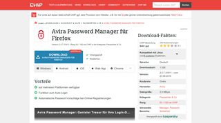 
                            8. Avira Password Manager für Firefox Download - chip.de